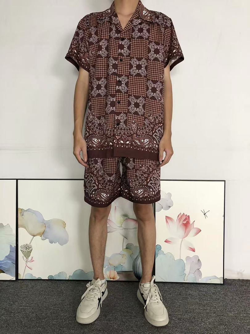 Unbranded SHORTS98 AMIRI SHIRT SHORTS 2208141439 (Im 170Cm 60Kg I Wear Size L In The Phot) - Image 4