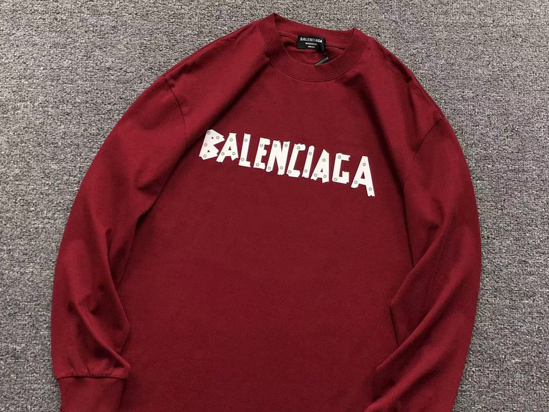 Balenciaga 135 B⭐L⭐⭐⭐IA⭐A LONG SLEEVED 3108260521 (Im 170Cm 60Kg I Wear Size M In The Phot) - Image 10
