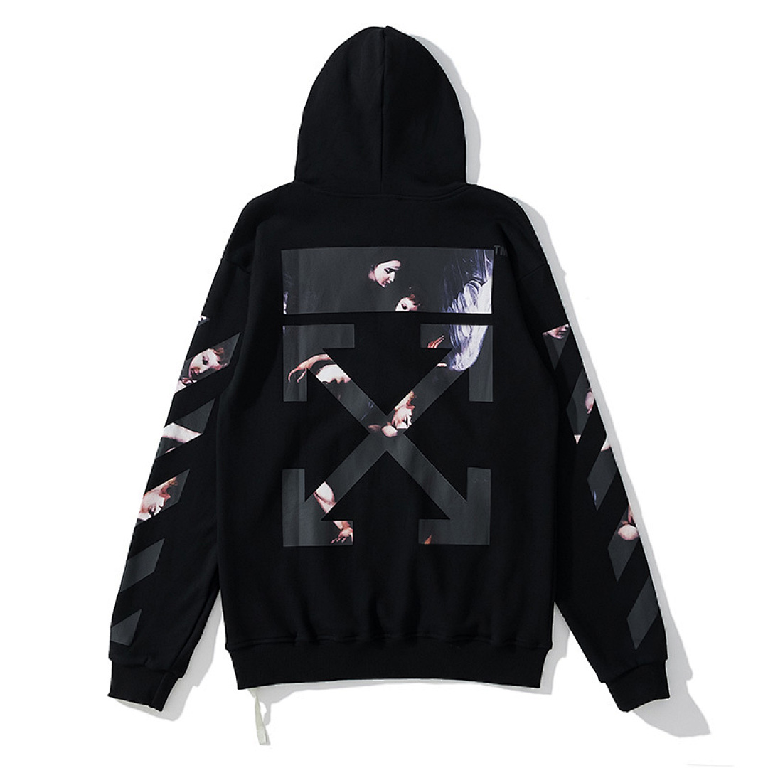Off-White 126 OFF-WHITE (WHITE HOODIE) - Image 3