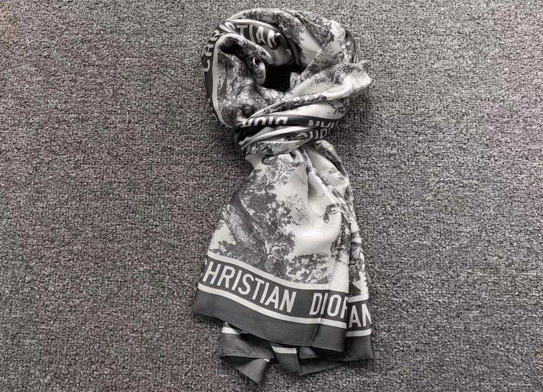 Dior 85 D⭐O⭐ SCARF 5101142102 (Long 178CM* Wide 90CM*) - Image 4