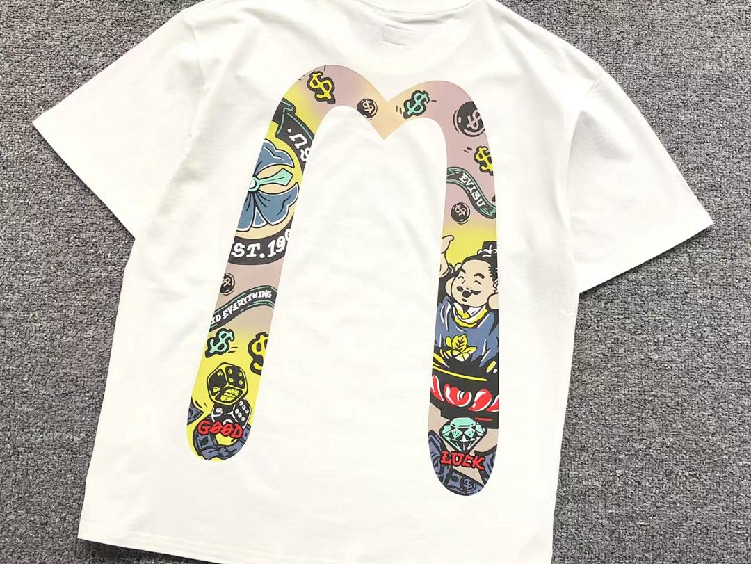 Evisu 88 EVISU T-SHIRT 572531134 (Im 170Cm 60Kg I Wear Size L In The Phot) - Image 8