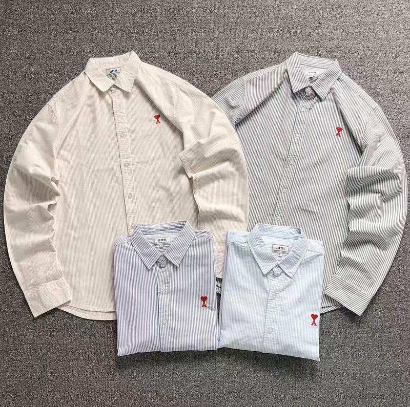 AMI 128 AMI SHIRT 5251604147 (Im 170Cm 60Kg I Wear Size L In The Phot)