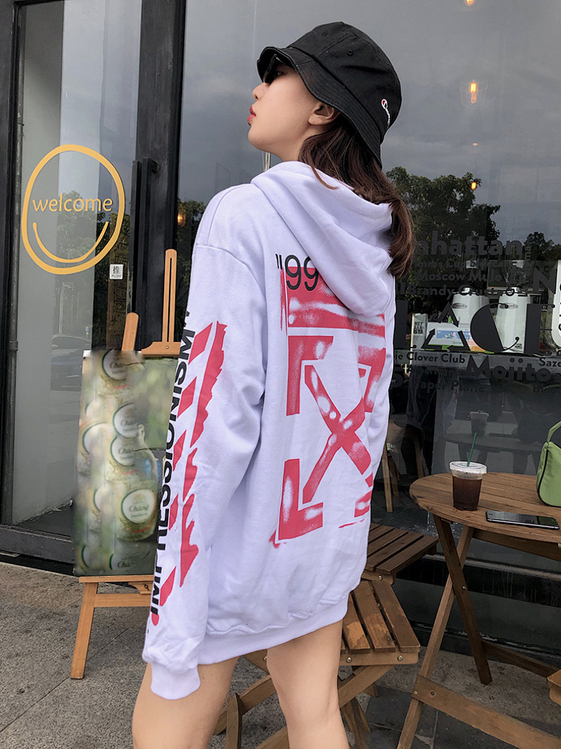 Off-White 98 OFF-WHITE (WHITE HOODIE) - Image 50