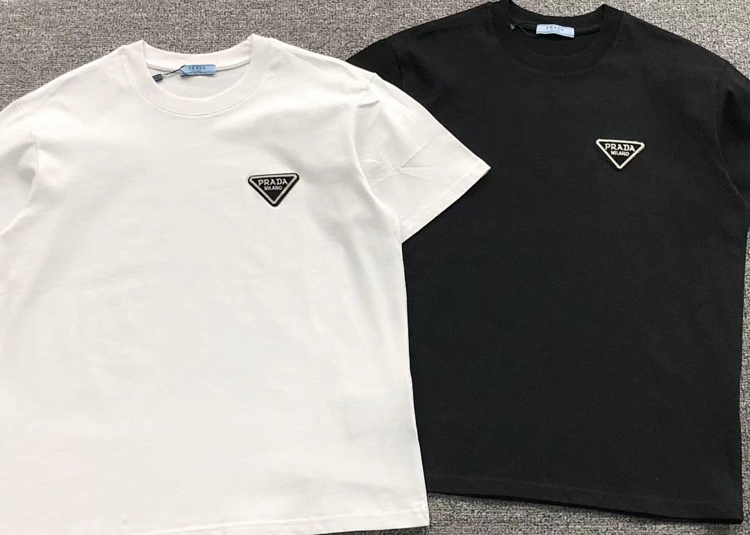 Prada 128 P⭐A⭐A T-SHIRT 211171421 (Im 170Cm 57Kg I Wear Size M In The Phot) - Image 6