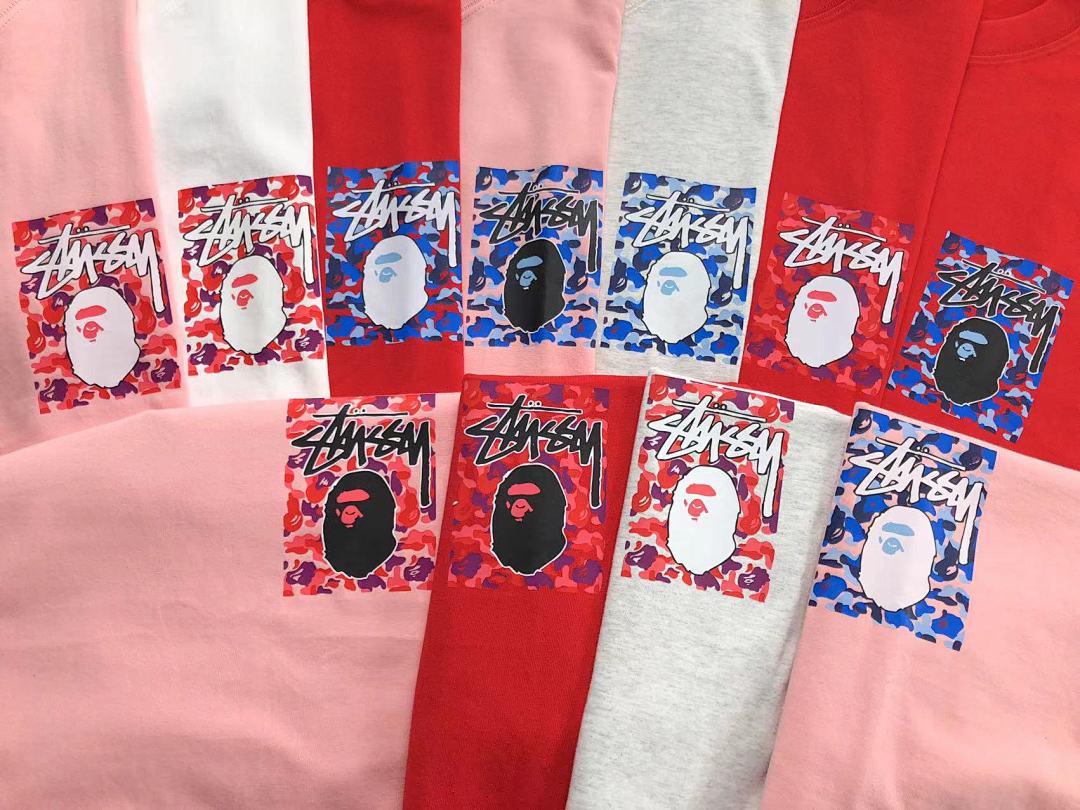 Bape 78 BAPE STUSSY T-SHIRT 1102090442 (Im 170Cm 55Kg I Wear Size S In The Phot) - Image 46