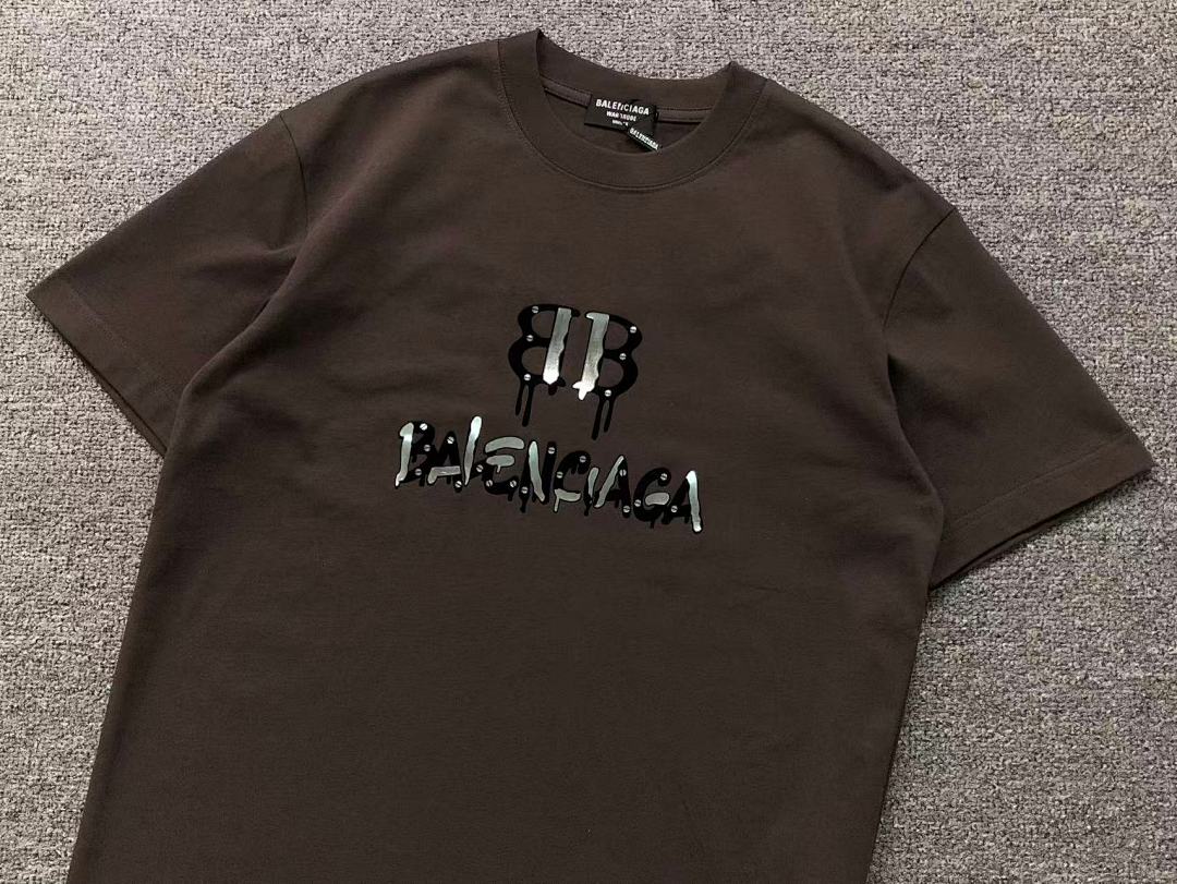 Balenciaga 118 B⭐L⭐⭐⭐IA⭐A T-SHIRT 5211001147 (Im 170Cm 60Kg I Wear Size M In The Phot) - Image 14