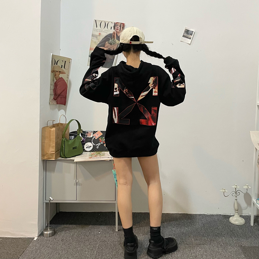 Off-White 129 OFF-WHITE (WHITE HOODIE) - Image 20