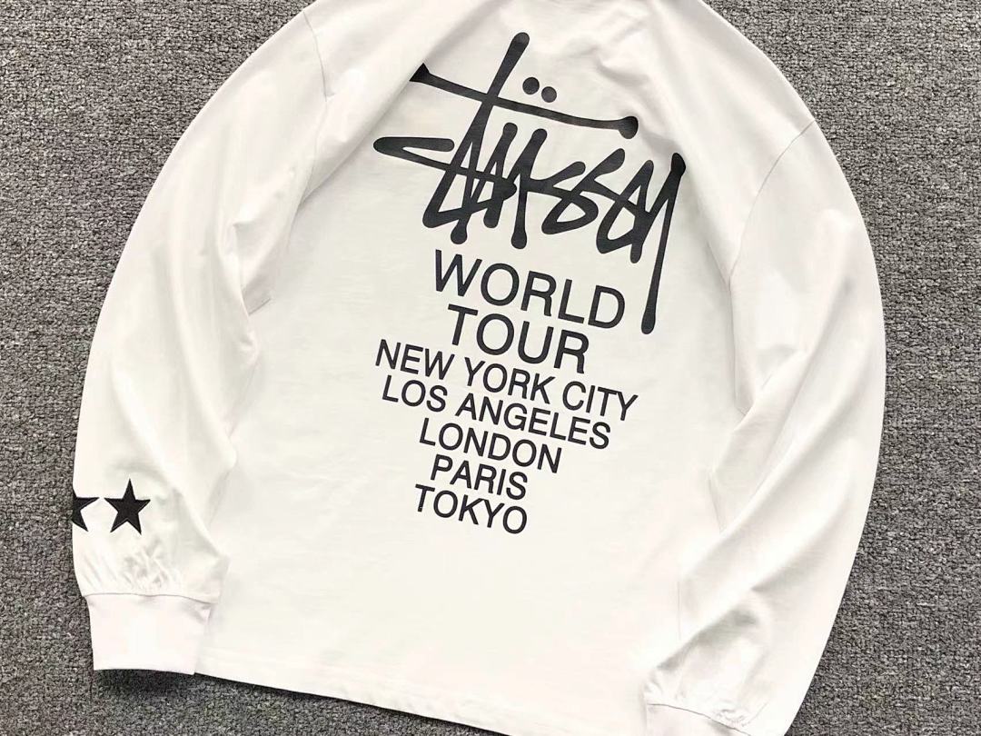 Stussy 108 STUSSY LONG SLEEVED 57240182 (Im 170Cm 60Kg I Wear Size S In The Phot) - Image 8