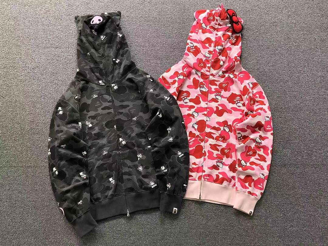 Bape 305 BAPE HOODIE 3205184311 (Im 170Cm 60Kg I Wear Size M In The Phot) - Image 5