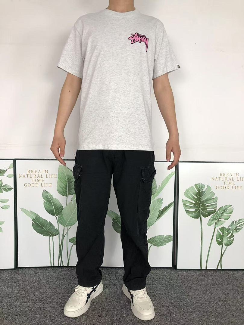 Bape 78 BAPE STUSSY T-SHIRT 1102091542 (Im 170Cm 55Kg I Wear Size S In The Phot) - Image 3