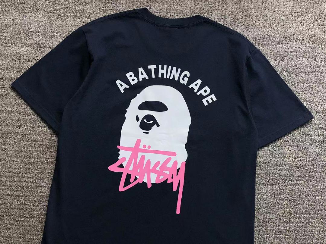 Bape 85 BAPE STUSSY T-SHIRT 3111050321 (Im 170Cm 60Kg I Wear Size M In The Phot) - Image 16