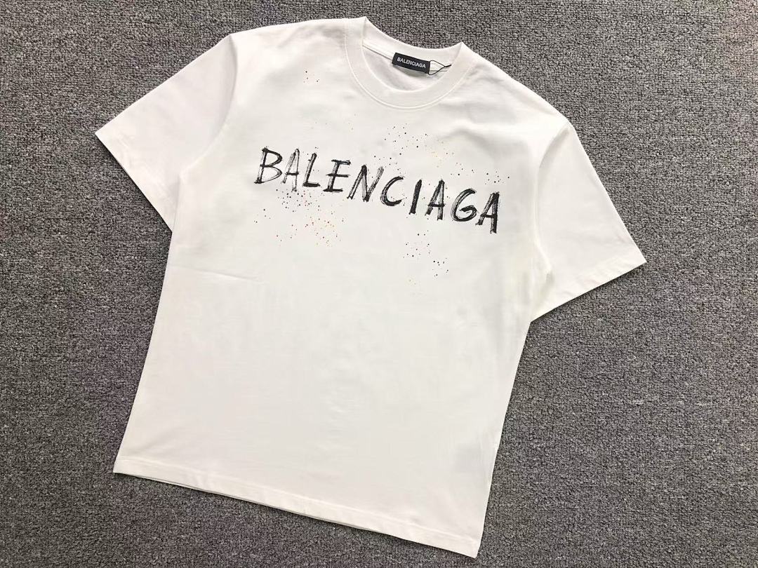 Balenciaga 115 B⭐L⭐⭐⭐IA⭐A T-SHIRT 3103234820 (Im 170Cm 60Kg I Wear Size S In The Phot) - Image 16