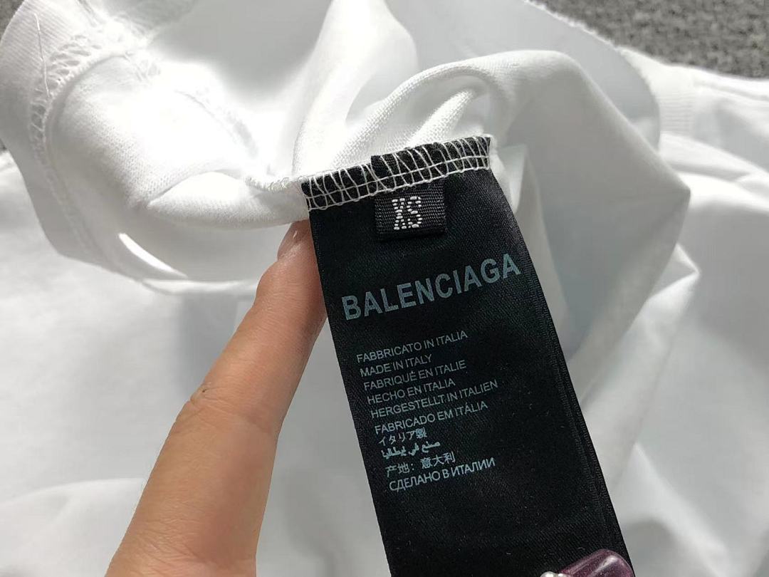 Balenciaga 115 B⭐L⭐⭐⭐IA⭐A T-SHIRT 5212208136 (Im 170Cm 60Kg I Wear Size XS In The Phot) - Image 15