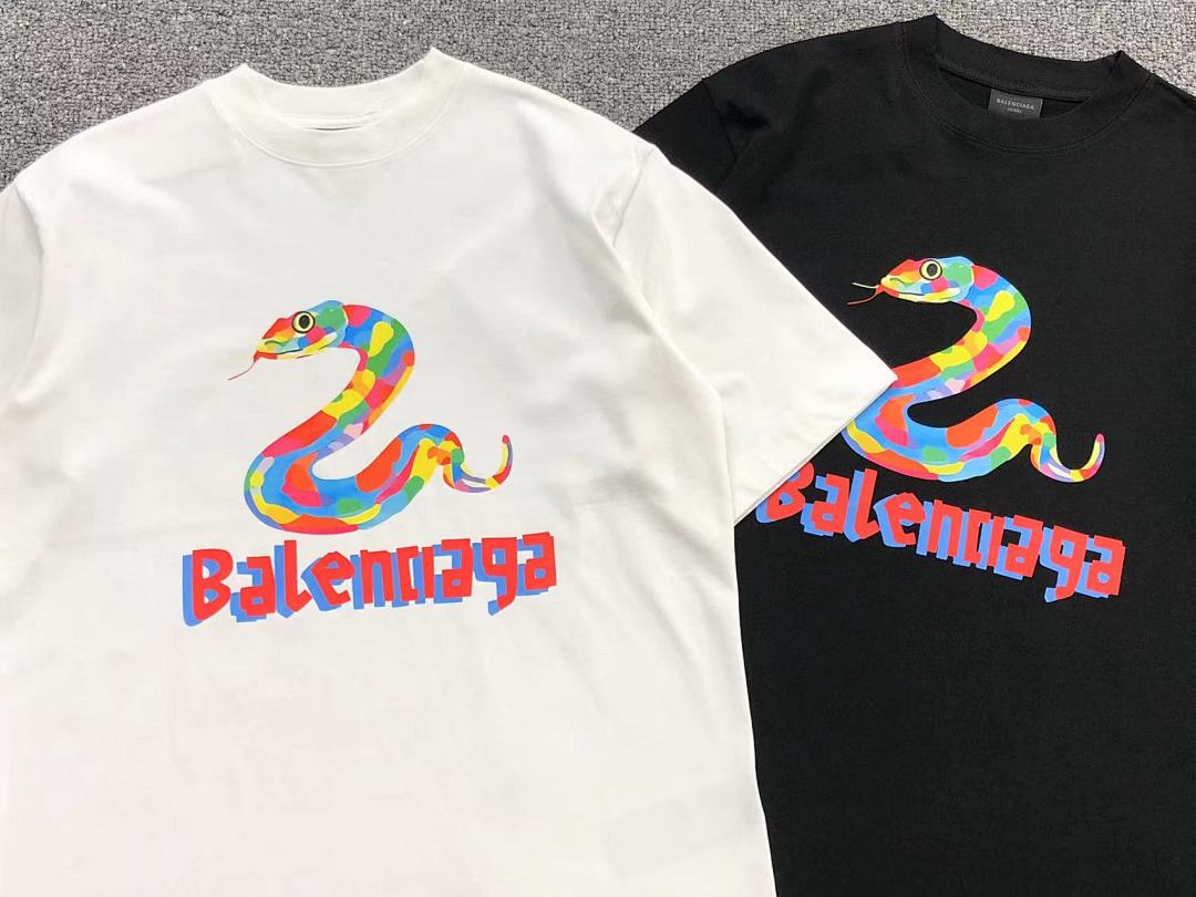 Balenciaga 95 B⭐L⭐⭐⭐IA⭐A T-SHIRT 502171881 (Im 170Cm 57Kg I Wear Size 1 In The Phot) - Image 6