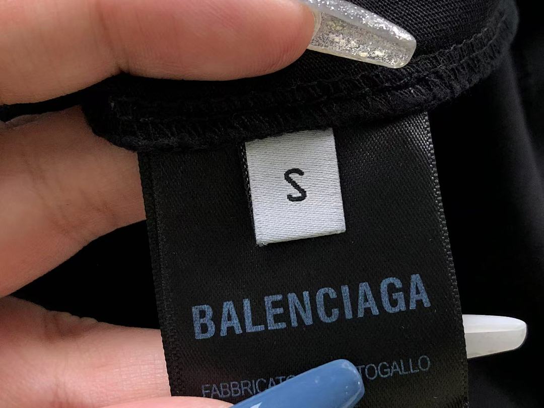 Balenciaga 128 B⭐L⭐⭐⭐IA⭐A T-SHIRT 3108081721 (Im 170Cm 60Kg I Wear Size S In The Phot) - Image 17