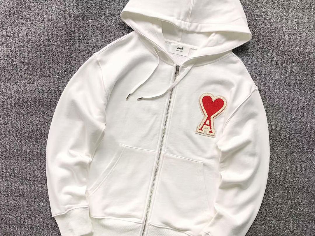 AMI 128 AMI HOODIE 503210188 (Im 170Cm 60Kg I Wear Size S In The Phot) - Image 9