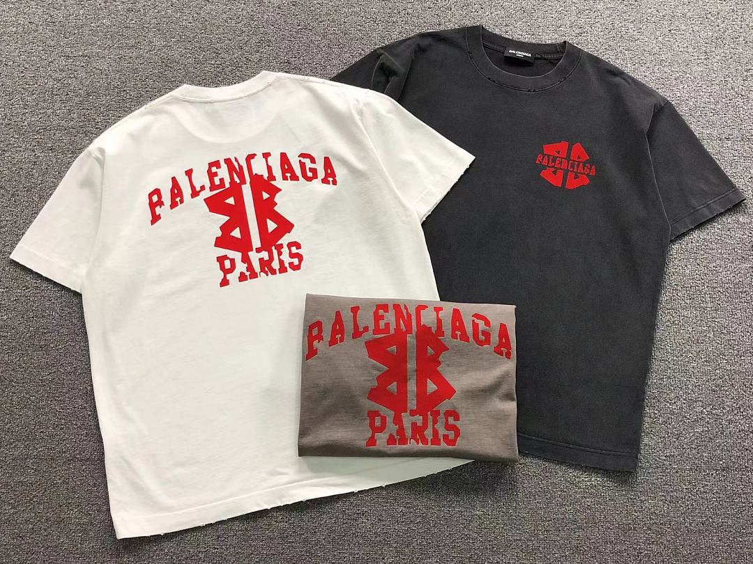 Balenciaga 129 B⭐L⭐⭐⭐IA⭐A T-SHIRT 42061610133 (Im 170Cm 60Kg I Wear Size 2XL In The Phot) - Image 5