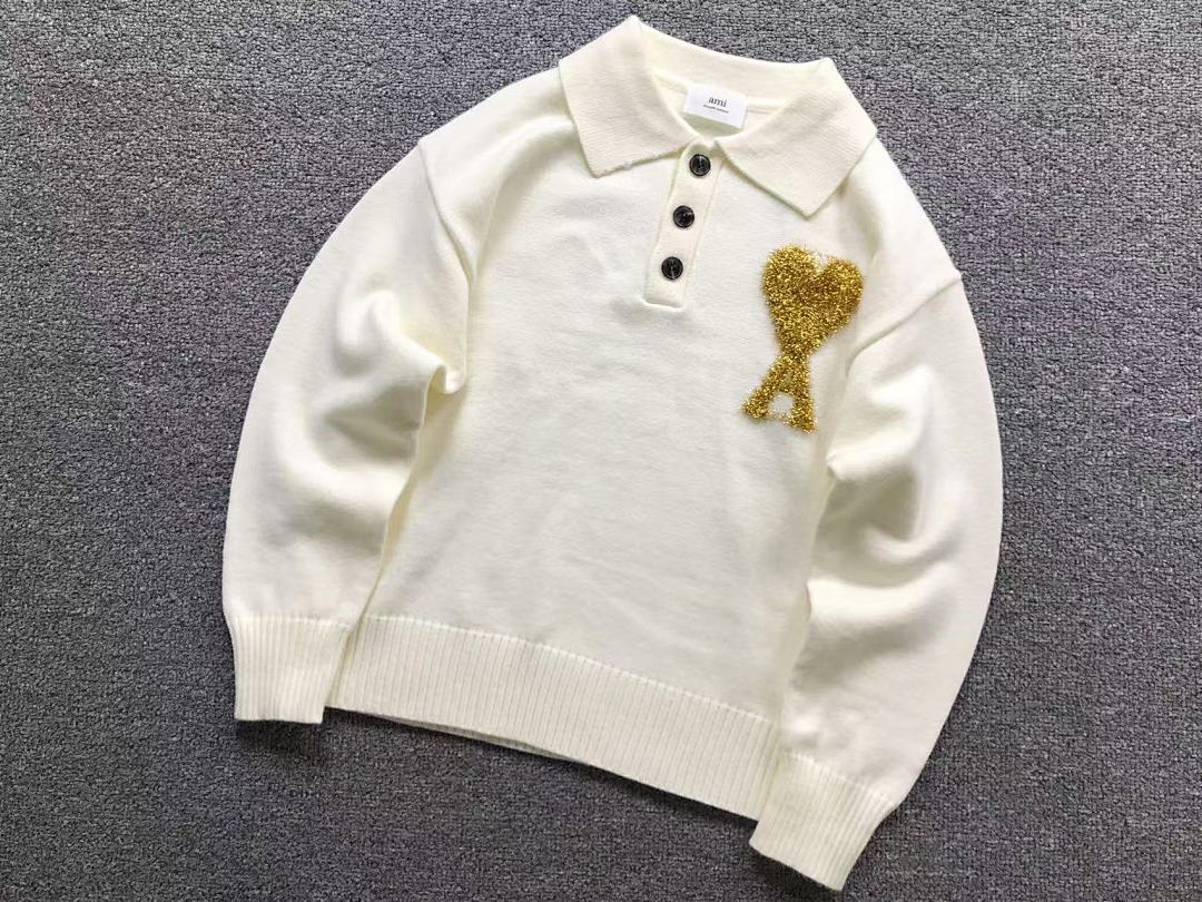 AMI 178 AMI SWEATER 4106190677 (Im 170Cm 60Kg I Wear Size S In The Phot) - Image 7