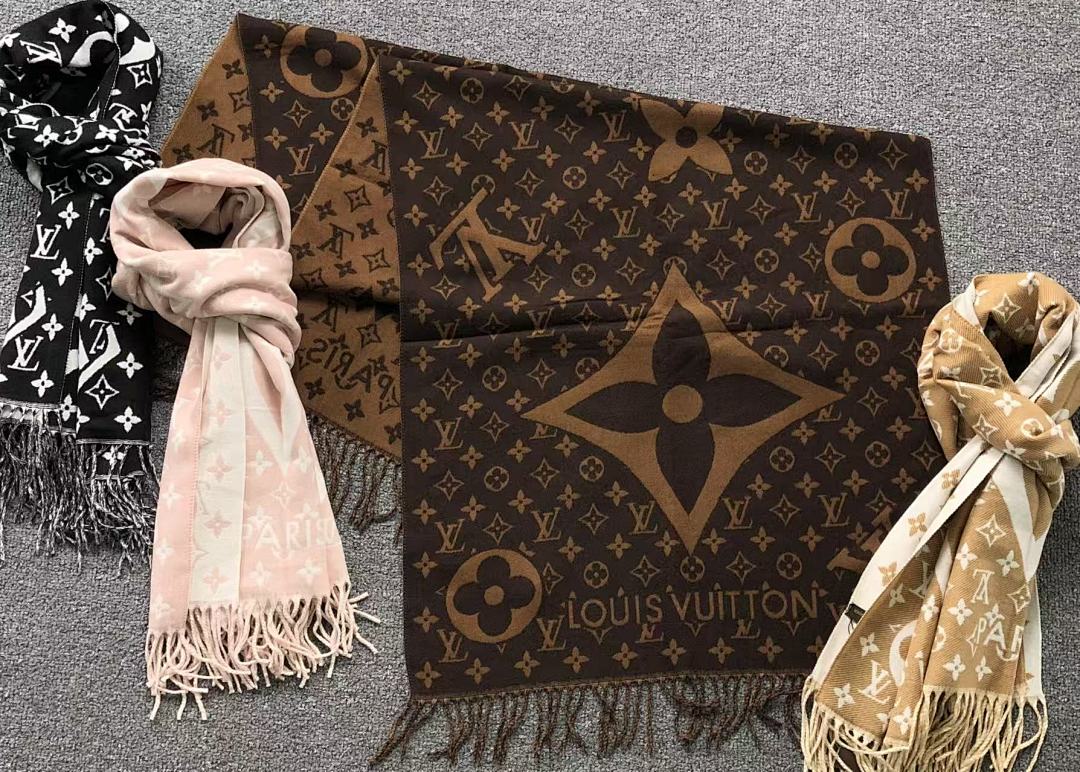 Louis Vuitton 98 L⭐ SCARF (Long 180CM* Wide 65CM*) - Image 3