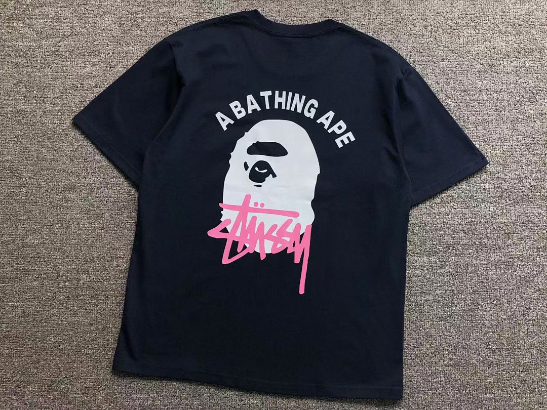 Bape 85 BAPE STUSSY T-SHIRT 3111050321 (Im 170Cm 60Kg I Wear Size M In The Phot) - Image 15