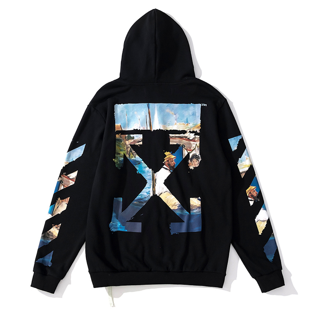 Off-White 135 OFF-WHITE (WHITE HOODIE) - Image 4