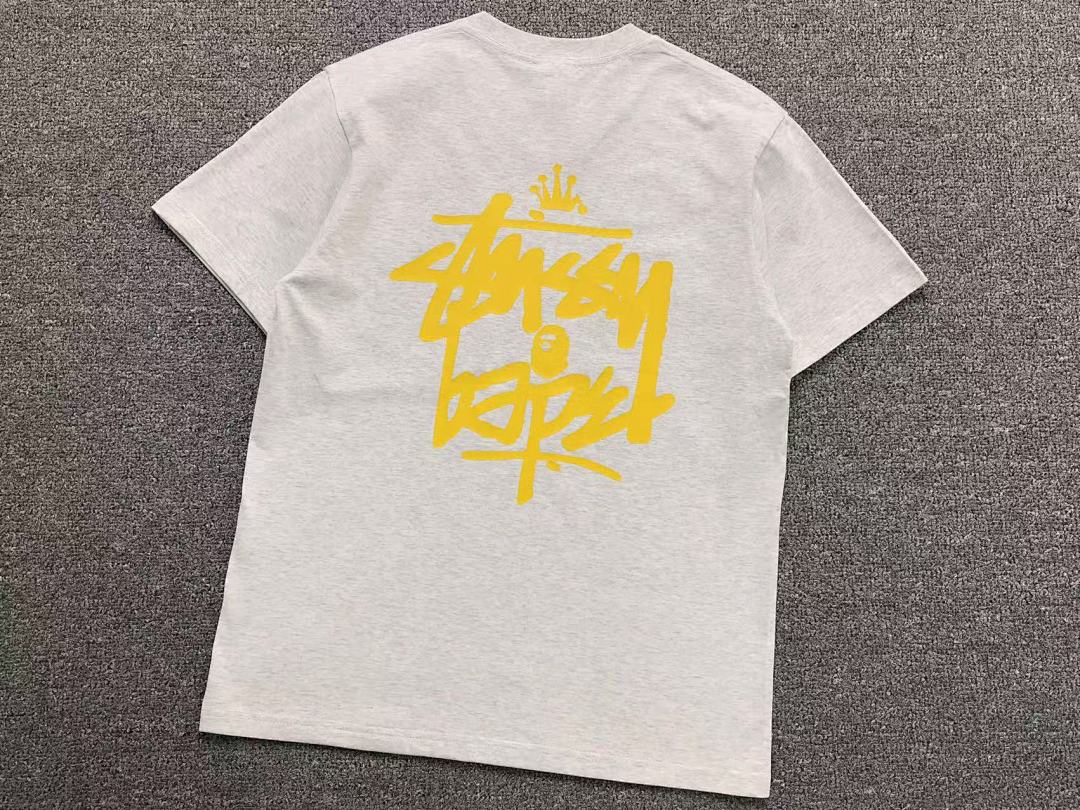 Bape 79 BAPE STUSSY T-SHIRT 411183342 (Im 170Cm 57Kg I Wear Size S In The Phot) - Image 32