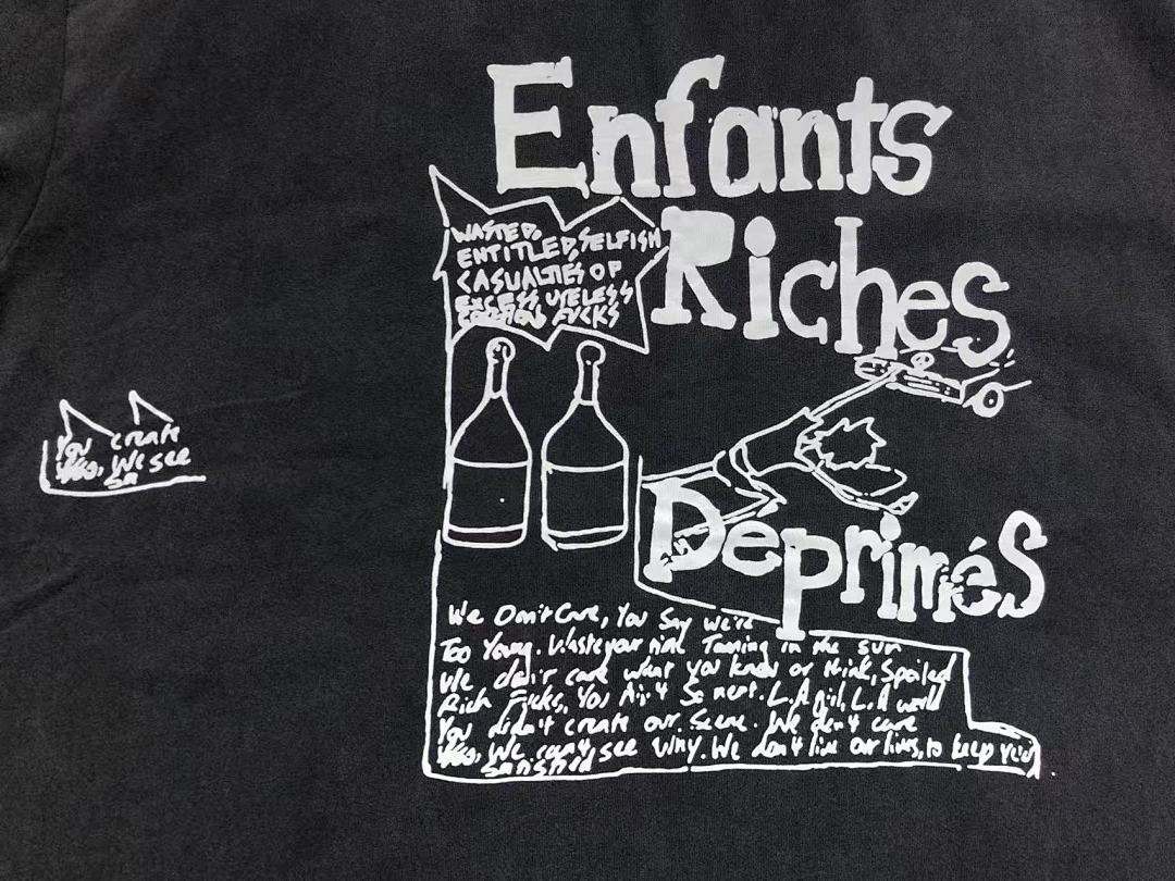 Chanel 88 ENFANTS RICHES DEPRIMES T-SHIRT 42012410162 (Im 170Cm 60Kg I Wear Size M In The Phot) - Image 9