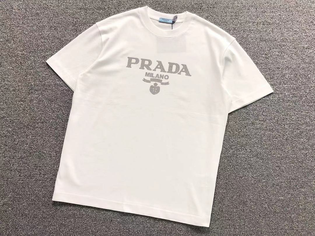 Prada 115 P⭐A⭐A T-SHIRT 5243030147 (Im 170Cm 60Kg I Wear Size M In The Phot) - Image 7