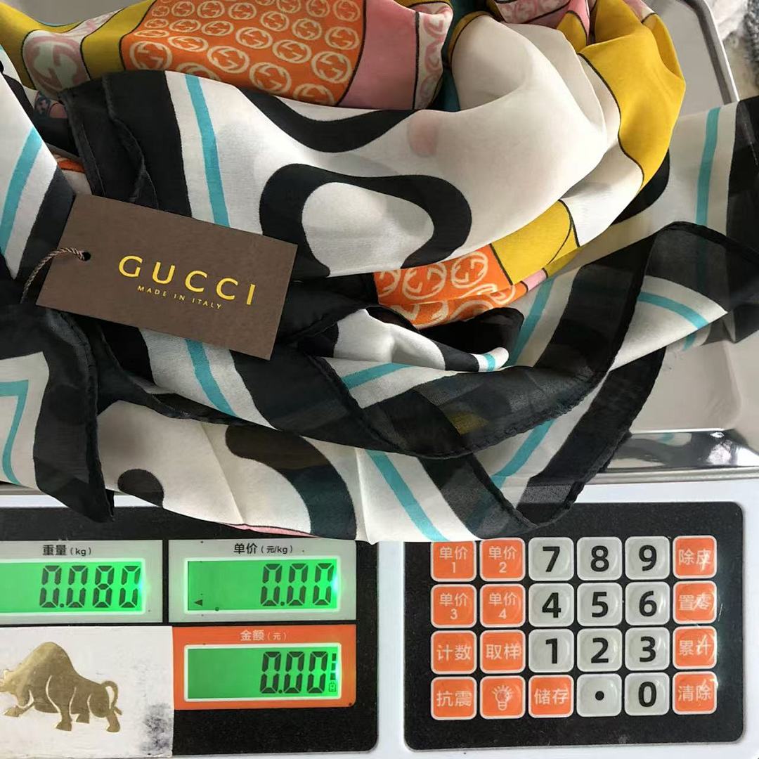 Gucci 85 G⭐C⭐I SCARF 31062834102 (Long 180CM* Wide 90CM*) - Image 12