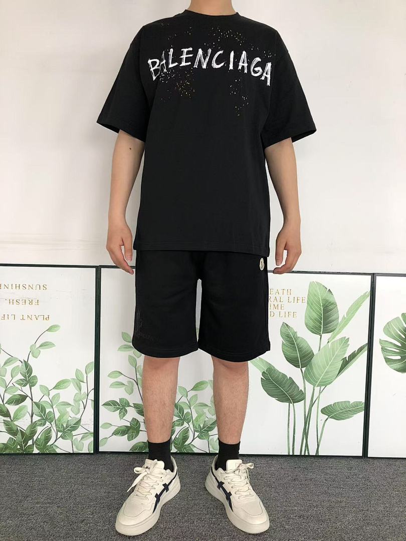 Balenciaga 115 B⭐L⭐⭐⭐IA⭐A T-SHIRT 3103234820 (Im 170Cm 60Kg I Wear Size S In The Phot) - Image 3