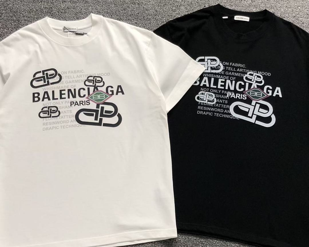 Balenciaga 108 B⭐L⭐⭐⭐IA⭐A T-SHIRT 1252215137 (Im 170Cm 60Kg I Wear Size L In The Phot) - Image 6