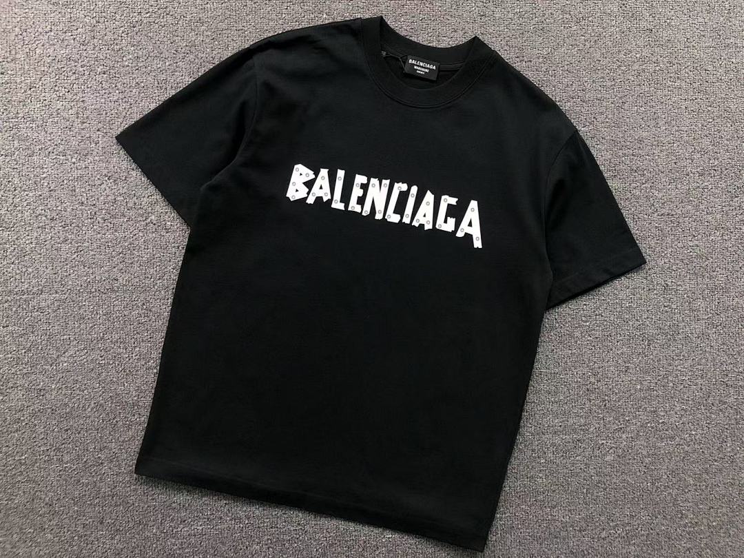 Balenciaga 115 B⭐L⭐⭐⭐IA⭐A T-SHIRT 212221421 (Im 170Cm 55Kg I Wear Size M In The Phot) - Image 14