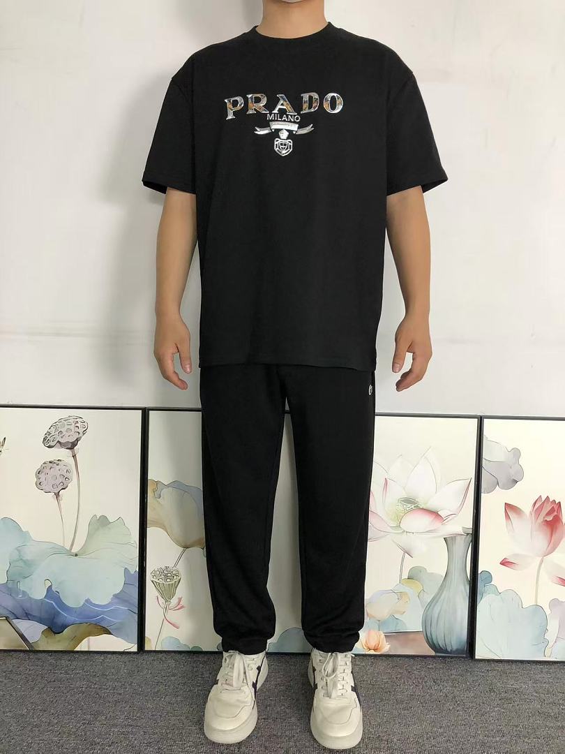 Prada 88 P⭐A⭐A T-SHIRT 125210232 (Im 170Cm 60Kg I Wear Size M In The Phot) - Image 3