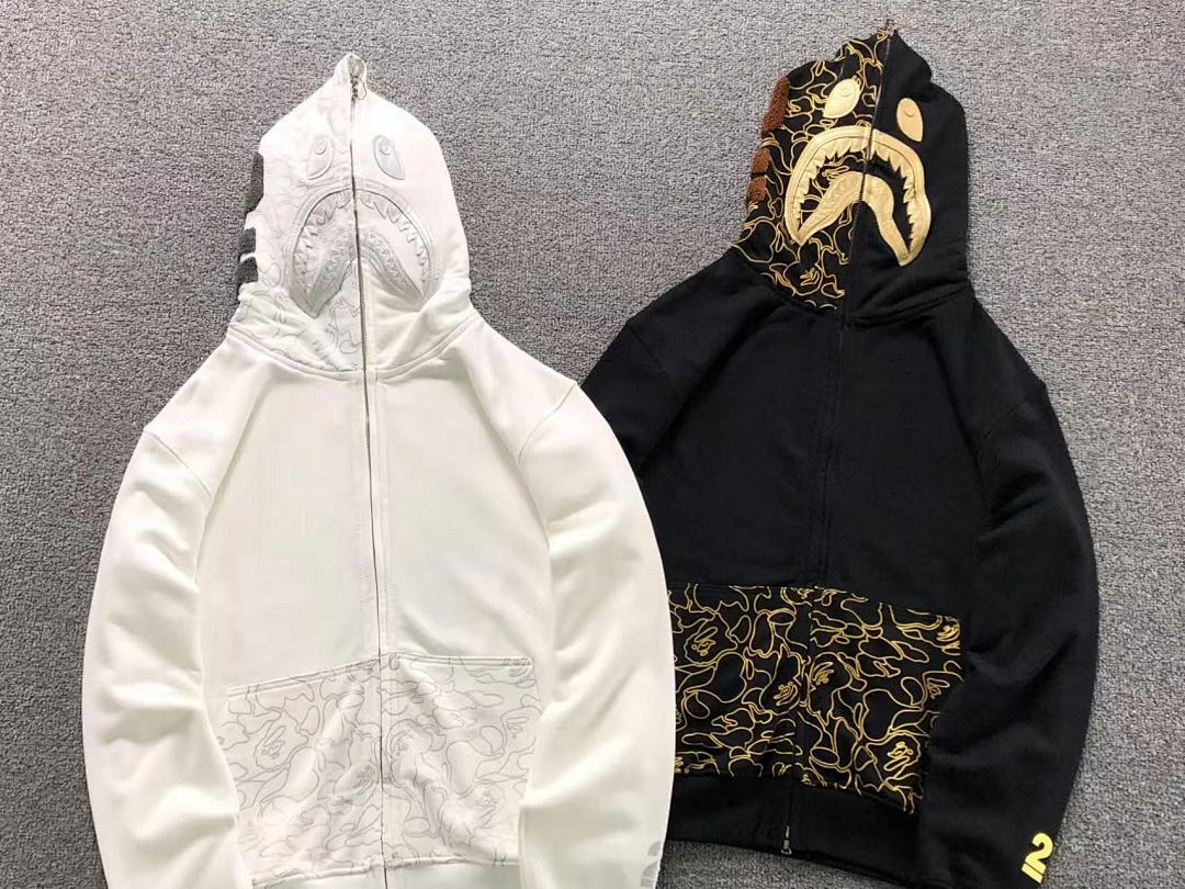 Bape 238 BAPE HOODIE 4111100377 (Im 170Cm 60Kg I Wear Size M In The Phot) - Image 6