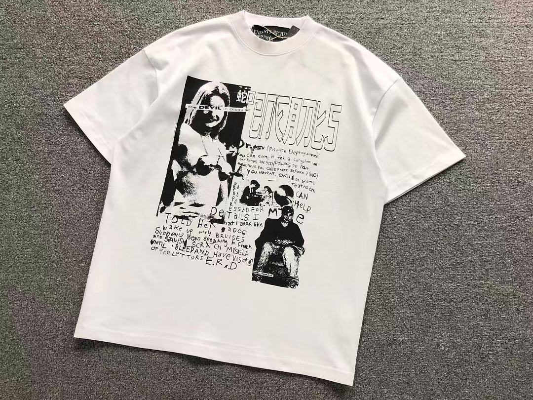 Chanel 88 ENFANTS RICHES DEPRIMES T-SHIRT 5260847162 (Im 170Cm 60Kg I Wear Size M In The Phot) - Image 6
