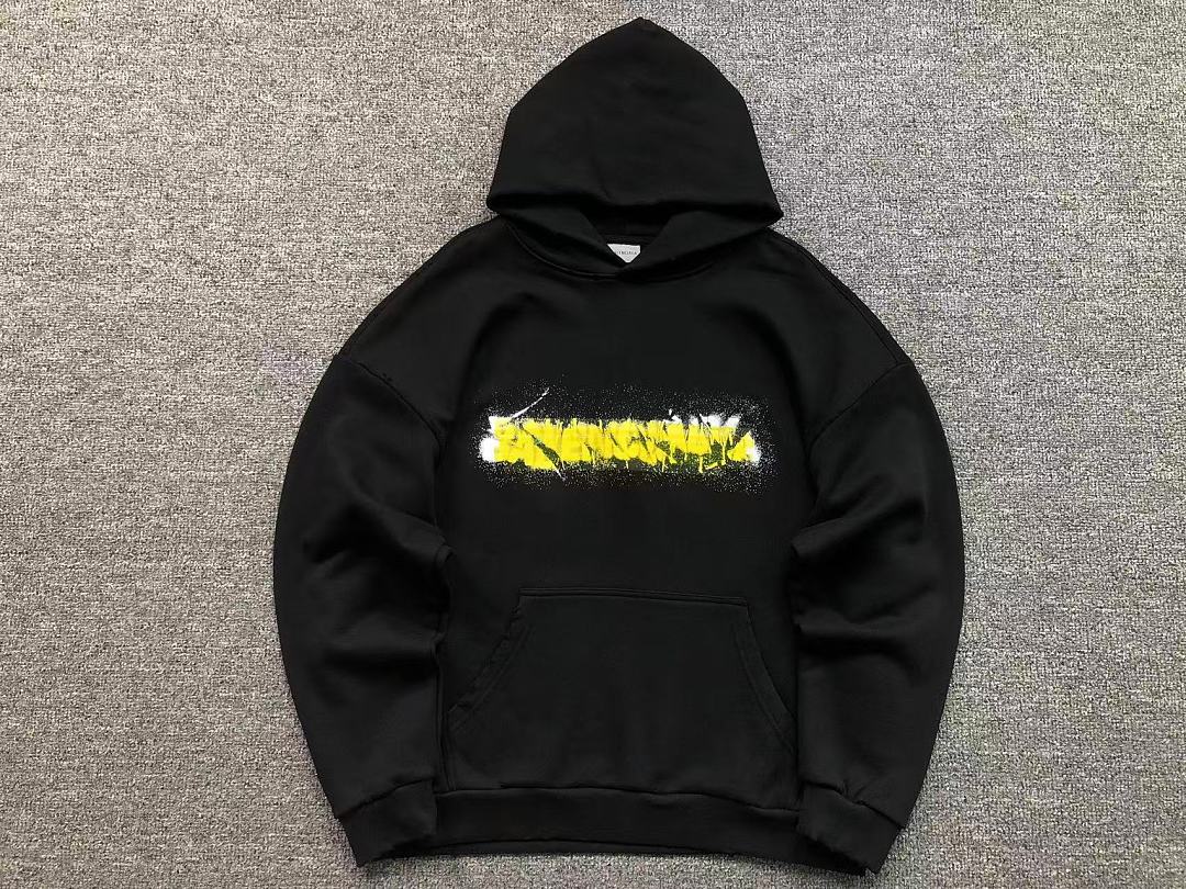 Balenciaga 235 B⭐L⭐⭐⭐IA⭐A HOODIE 42082923163 (Im 170Cm 60Kg I Wear Size S In The Phot) - Image 5