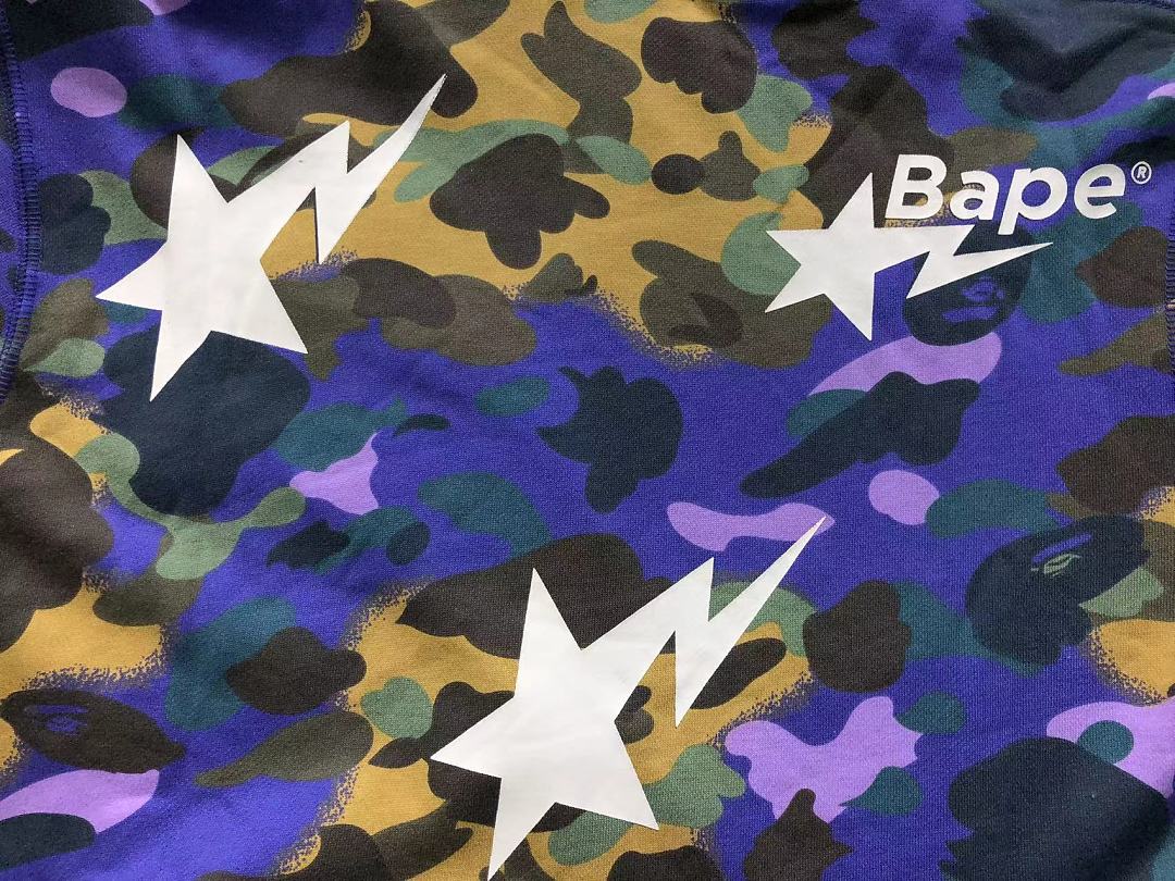 Bape 145 BAPE HOODIE 52070722158 (Im 170Cm 60Kg I Wear Size M In The Phot) - Image 12