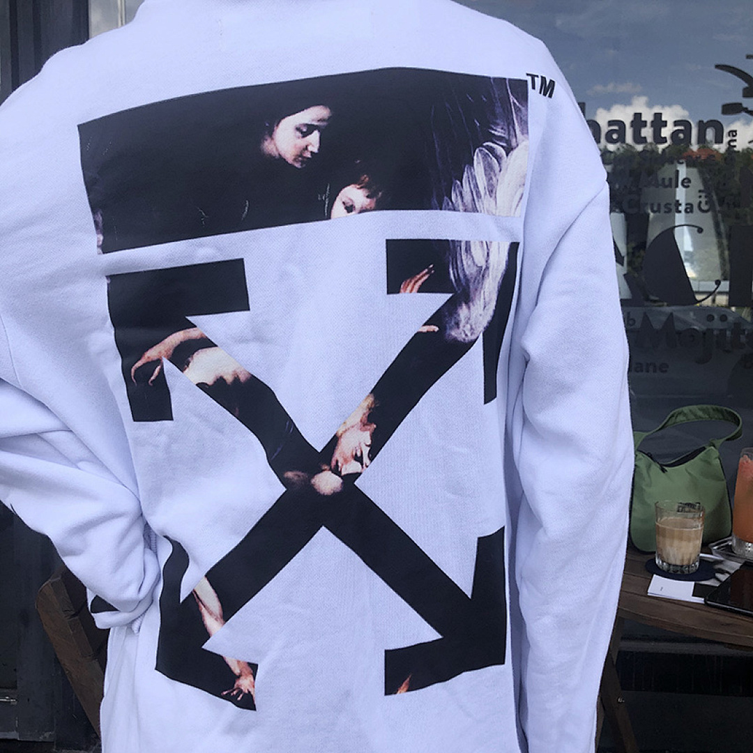Off-White 126 OFF-WHITE (WHITE HOODIE) - Image 49