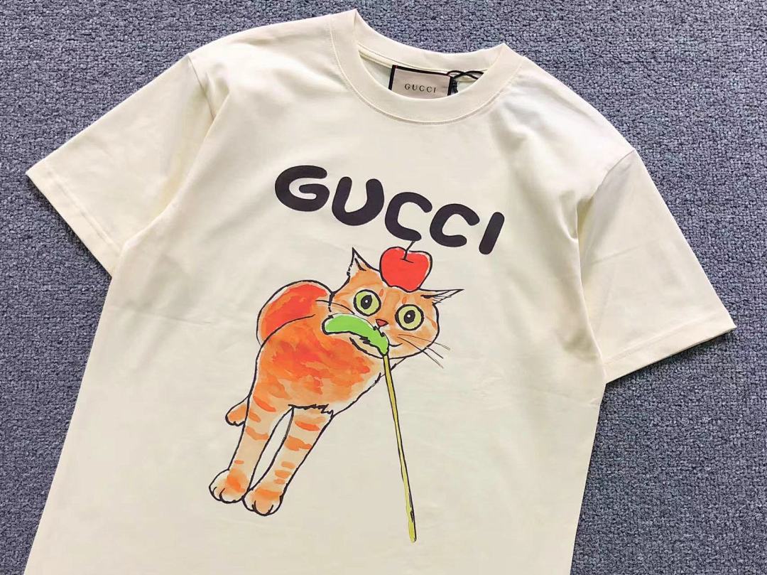 Gucci 85 G⭐C⭐I T-SHIRT 5231957101 (Im 170Cm 60Kg I Wear Size S In The Phot) - Image 7