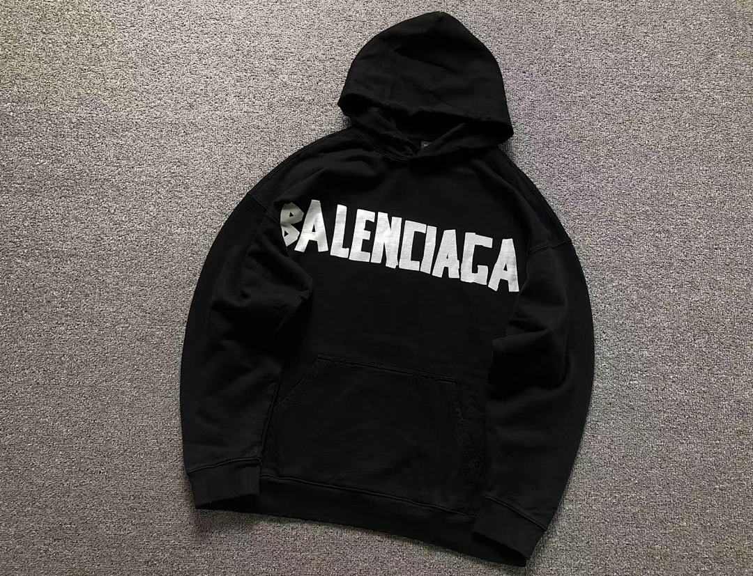 Balenciaga 265 B⭐L⭐⭐⭐IA⭐A HOODIE 4122701163 (Im 170Cm 60Kg I Wear Size XS In The Phot) - Image 9