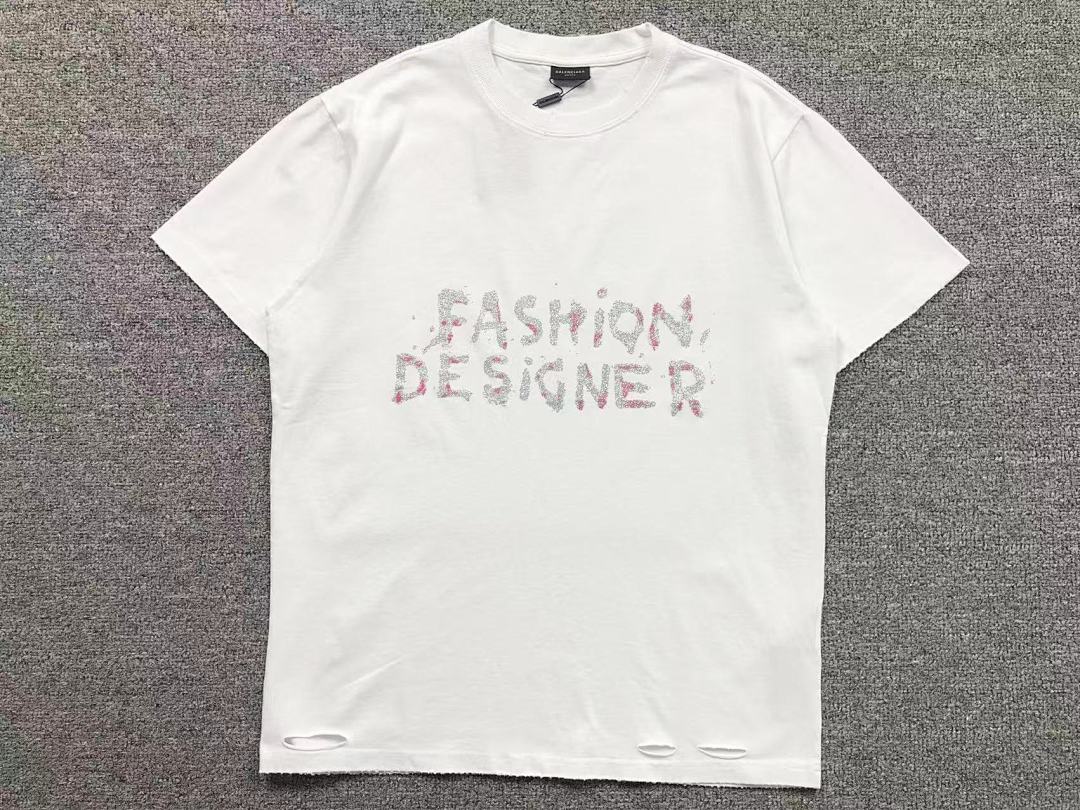 Balenciaga 115 B⭐L⭐⭐⭐IA⭐A T-SHIRT 5212208136 (Im 170Cm 60Kg I Wear Size XS In The Phot) - Image 5