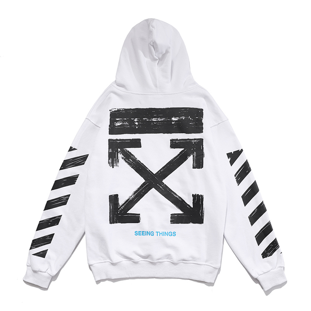 Off-White 98 OFF-WHITE (WHITE HOODIE) - Image 7