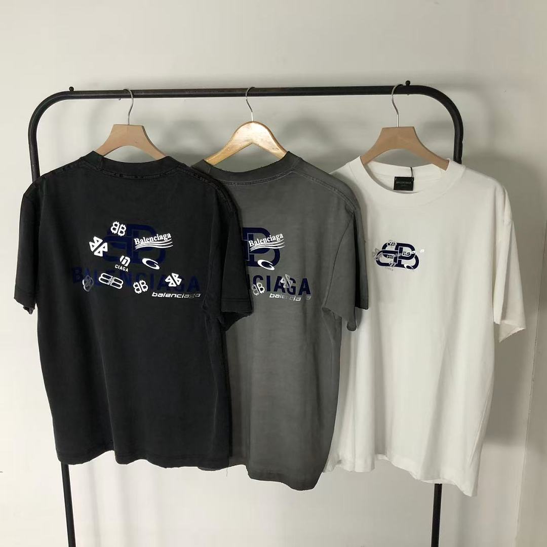 Balenciaga 128 B⭐L⭐⭐⭐IA⭐A T-SHIRT 5252505147 (Im 170Cm 60Kg I Wear Size L In The Phot) - Image 29