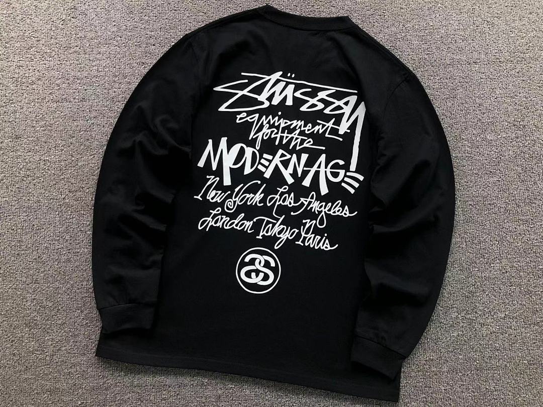 Stussy 95 STUSSY LONG SLEEVED 582004123 (Im 170Cm 60Kg I Wear Size M In The Phot) - Image 8