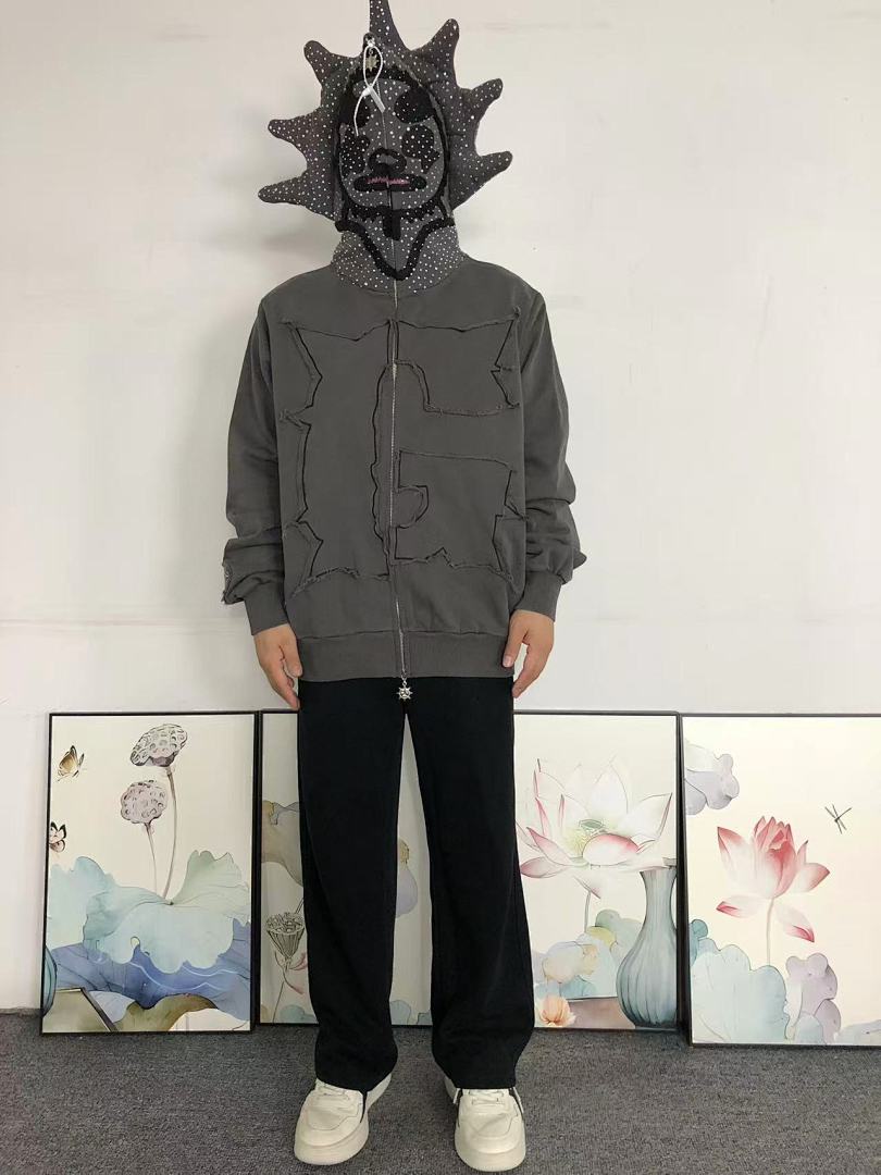 Unbranded 308 FASHION HOODIE 3201140472 (Im 170Cm 60Kg I Wear Size M In The Phot) - Image 3