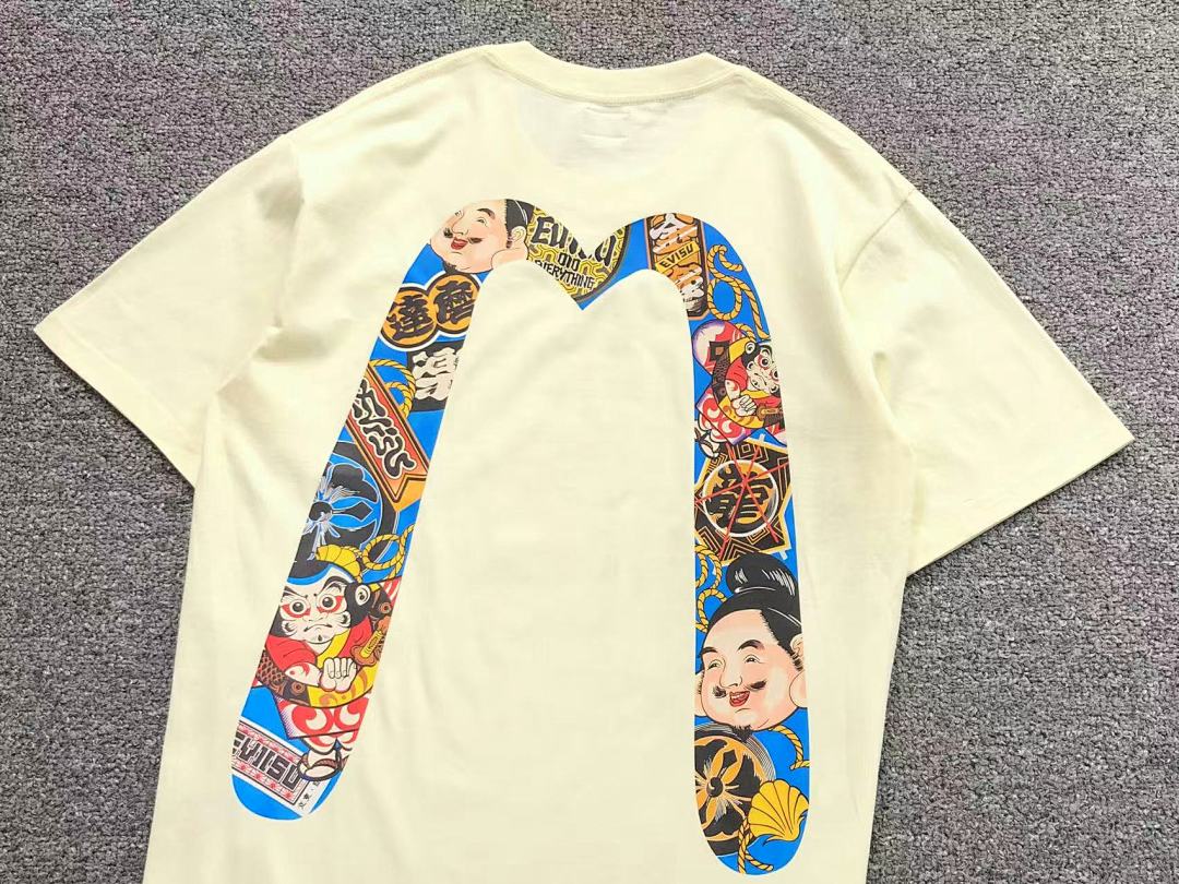Evisu 115 EVISU T-SHIRT 4204020277 (Im 170Cm 60Kg I Wear Size L In The Phot) - Image 8
