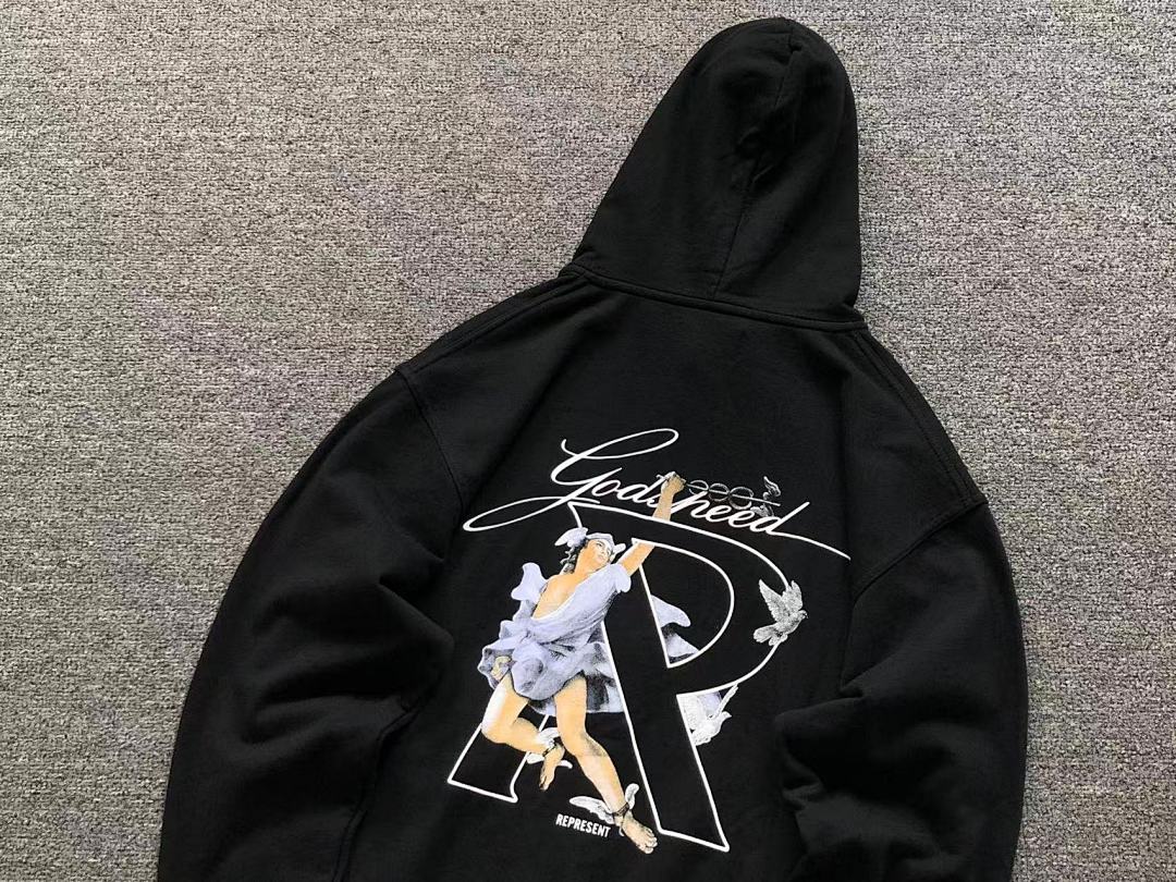 Represent 135 REPRESENT HOODIE 510031591 (Im 170Cm 60Kg I Wear Size S In The Phot) - Image 7