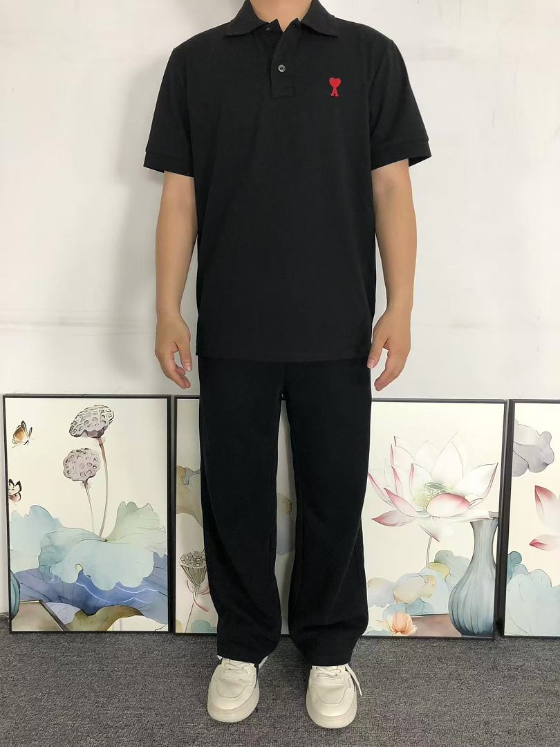 Unbranded 175 AMI POLO 2204183501 (Im 170Cm 60Kg I Wear Size L In The Phot) - Image 3