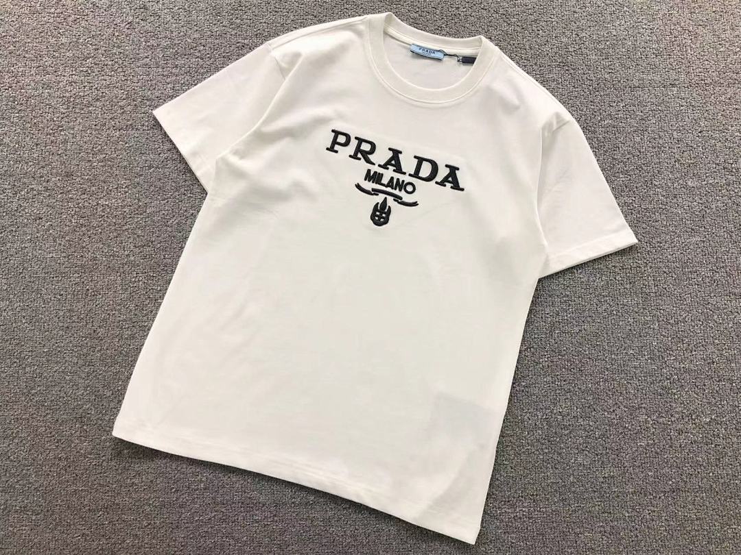 Prada 125 P⭐A⭐A T-SHIRT 3112032521 (Im 170Cm 60Kg I Wear Size M In The Phot) - Image 9