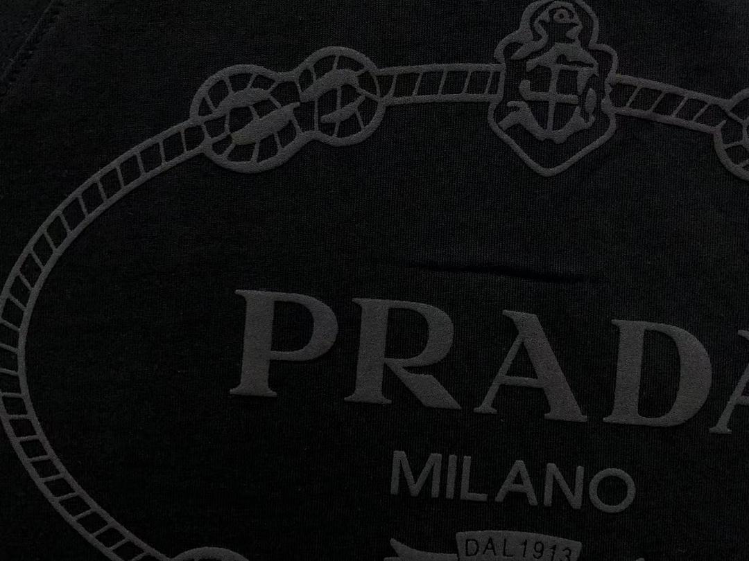 Prada 125 P⭐A⭐A T-SHIRT 211211521 (Im 170Cm 57Kg I Wear Size XS In The Phot) - Image 11